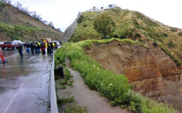 Cerrarán parcialmente carretera a Playas de Tijuana por riesgo de colapso