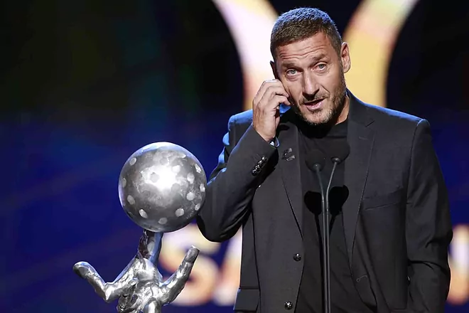 Francesco Totti, inmortalizado en el Salón de la Fama: «El futbol ha sido diversión»